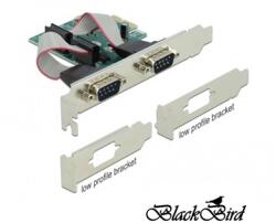 BlackBird PCI-E Bővítőkártya 2x Soros RS-232 port BH1261 (BH1261)
