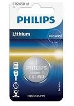 Philips CR2450/10B GOMBELEM LÍTIUM 3.0V 1-BLISZTER CR2450 (CR2450/10B)