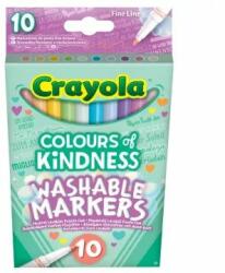 Crayola Crayola: Kedves szavak vékonyhegyű filctoll készlet - 10 db-os