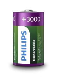 Philips R20B2A300/10 ELEM TÖLTHETŐ R20 "D" 3000mAh 2db Bliszter (R20B2A300/10)