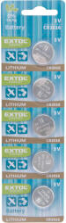 Extol gombelem klt. 5 db, Lítium, 3V, méret: (CR2016); hosszú étettartam, bliszteren
