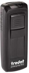 TRODAT Bélyegző TRODAT Pocket Printy 9512 zseb fekete ház fekete párna 9512F/F (9512-FK-FK)