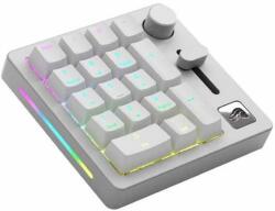 GLORIOUS GMMK Wireless Numpad - Fox Switches, grey/white (GLO-GMMK-NP-FOX-W)