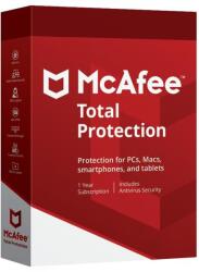 McAfee Total Protection - 10 PC / 1 An, Licență electronică licență electronică