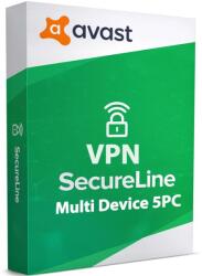 Avast Avast SecureLine VPN - 5 dispozitiv / 1 an licență electronică