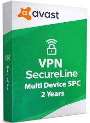 Avast Avast SecureLine VPN - 5 PC / 2 An, Licență electronică licență electronică