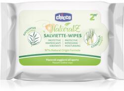 Chicco NaturalZ Protective & Refreshing Wipes șervețele anti-țânțari 2 m+ 20 buc