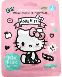 Hello Kitty Face Mask mască textilă facială de unică folosință Detox & Relax 25 ml