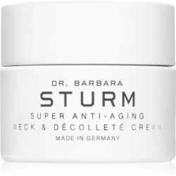  Dr. Barbara Sturm Super Anti-Aging Serum Neck and Décolleté Cream feszesítő krém nyakra és dekoltázsra a bőr öregedése ellen 50 ml