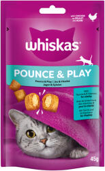 Whiskas 2+1 ingyen! 3 csomag Whiskas macskasnack - Pounce & Play (3 x 45 g)
