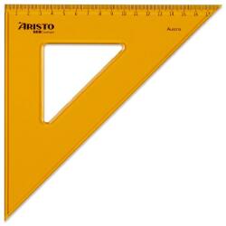 Aristo Vonalzó ARISTO Contrast háromszög 45 fokos 25 cm sárga