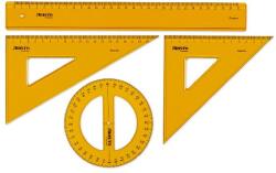 Aristo Vonalzókészlet ARISTO Contrast 4 darabos 30 cm sárga