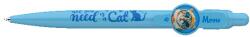 ICO Golyóstoll ICO Cats pasztell kék - rovidaruhaz