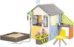 Smoby Căsuța stație meteorologică cu duș în grădină Patru anotimpuri 4 Seasons Playhouse Smoby cu anemometru și pluviometru (SM810231-1D) Casuta pentru copii