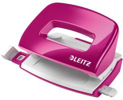 Leitz Lyukasztó, kétlyukú, 10 lap, fém, mini, LEITZ Nexxt Wow , rózsaszín (E50601023)
