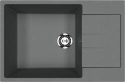 Ulgran U-602-343 Gránit Design Mosogatótálca - Csepegtetőtálcás, Antracit (U-602-343) - rent-xgranit