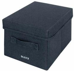 Leitz Cutie LEITZ cu capac din material textil, mărimea S, LEITZ "Fabric", gri închis (61460089)