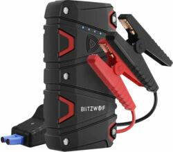 BlitzWolf BW-JS1 Jump Starter Autós indító / Power Bank 800A - 12000mAh - Fekete/Piros (BW-JS1) - bestmarkt