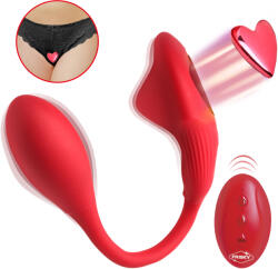 Frisky Double Love Connection Silicone Panty Vibe with Remote Control Vibrator