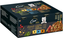 Cesar Cesar 9 + 3 gratis! 12 x 400 g Natural Goodness hrană umedă câini - Pachet mixt sortimente (12 g) Pește alb, curcan, pui