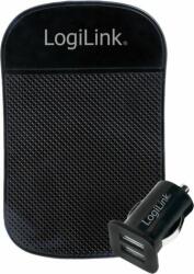 LogiLink PA0118 2x USB-A Autós töltő - Fekete (10.5W) (PA0118)