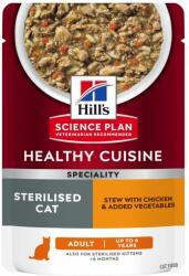 Hill's Hill' s Science Plan Feline Adult Sterilised Cat Chicken & Veg Stew 12 x 80 g