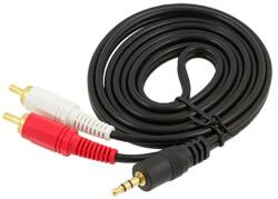 3, 5 mm jack 2x RCA Cinch audio kábel (AK233)