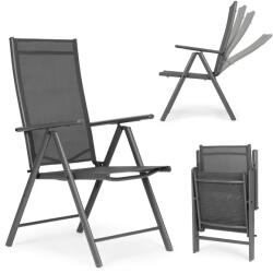 Kerti szék, állítható, 7 fokozatú háttámlával, 2 darabos szett | WR1652 GRAY