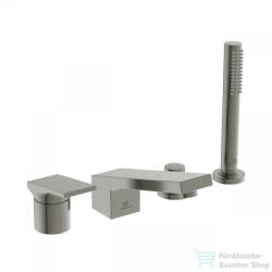 Ideal Standard EXTRA 4 üléses kádtöltő csaptelep zuhanyszettel, Silver storm BD518GN (BD518GN)