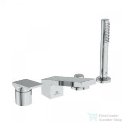 Ideal Standard EXTRA 4 üléses kádtöltő csaptelep zuhanyszettel, Króm BD518AA (BD518AA)