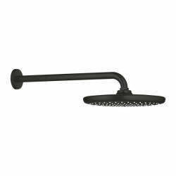 GROHE Tempesta 250 fejzuhany, 380 mm hosszú zuhanykarral, matt fekete 266682430 (266682430)