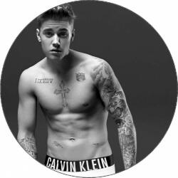 Pictu Hap Ehető papír Justin Bieber tetoválással 19, 5 cm - Pictu Hap (pic9000898_kruh)