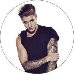Pictu Hap Ehető papír Justin Bieber 19, 5 cm - Pictu Hap (pic9000897_kruh)