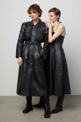 ANSWEAR bőrkabát női, fekete, átmeneti - fekete S - answear - 91 190 Ft