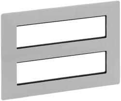 Legrand Valena Life 2x4x2 modulos keret, vízszintes alumínium (752346) (752346)