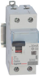 Legrand DX3 1P+N kombinált áram-védőkapcsoló C13 10000A / 10kA 30MA A típus (411295) (411295)