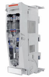 Apator RBP 000 PRO-SG Vízszintes késes bizt. szakaszoló 3f. , 125A 60mm sínrendszerre, felső bekötés, kengyeles csatl. (63-823427-001) (63-823427-001)