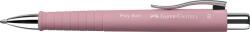 Faber-Castell Golyóstoll, 0, 7 mm, nyomógombos, rózsaszín tolltest, FABER-CASTELL "Poly Ball", kék (TFC241127) - irodaoutlet