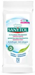 SANYTOL Fertőtlenítő törlőkendő, 36 db maxi/72 db standard, SANYTOL, antiallergén (KHT990) - irodaoutlet