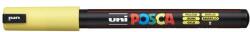 uni Dekormarker, 0, 7 mm, UNI "Posca PC-1MR", sárga (TUPC1MRS) - irodaoutlet