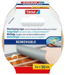 tesa Ragasztószalag, kétoldalas, textilerősítésű, 50 mm x 5 m, TESA "Removable (TE55729) - irodaoutlet