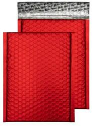 BLAKE Légpárnás tasak, C5+, 250x180 mm, BLAKE, metál matt piros (BMTPBR250) - irodaoutlet