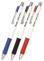 FlexOffice Golyóstoll, 0, 4 mm, nyomógombos, vegyes színű tolltest, FLEXOFFICE "Senior", kék (FOGT026KV) - irodaoutlet