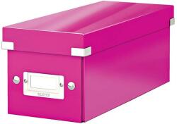 LEITZ CD-doboz, LEITZ "Click&Store", rózsaszín (E60410023)