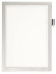 DURABLE Infokeret, A4, öntapadó, jegyzetelhető, DURABLE DURAFRAME® "NOTE", ezüst (DB499323)