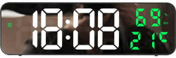  Attalus DCX-671 digitális ébresztő óra fekete/zöld (DCX-671)