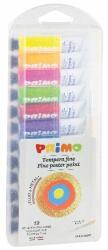 Primo Tempera PRIMO 12 ml 4 neon + 8 metál 12 szín/készlet (450T12FMP) - tonerpiac