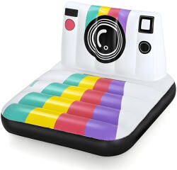 Bestway Bestway: Szivárványos polaroid fényképezőgép gumimatrac 127x102cm (43656B)