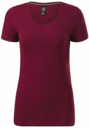 MALFINI Női póló Action V-neck - Garnet | S (7018613)