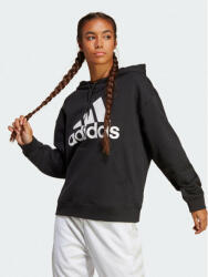 Adidas Bluză Essentials Big Logo Oversized French Terry Hoodie HR4934 Negru Loose Fit